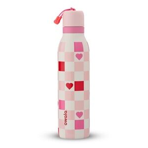 🟥🩷🟥 Owala FreeSip Twist 24oz “Check Me Out” Stainless Steel Bottle NWT Rare